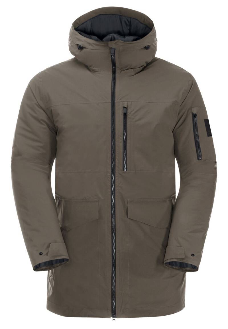 Jack Wolfskin Wasserdichter Wintermantel Herren Koenigsbau Parka Men M cold coffee cold coffee von Jack Wolfskin