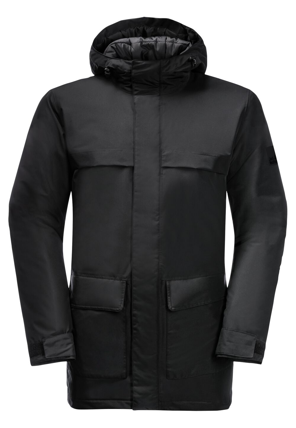 Jack Wolfskin Wasserdichter Wintermantel Herren Winterlager Parka Men XXL schwarz black von Jack Wolfskin