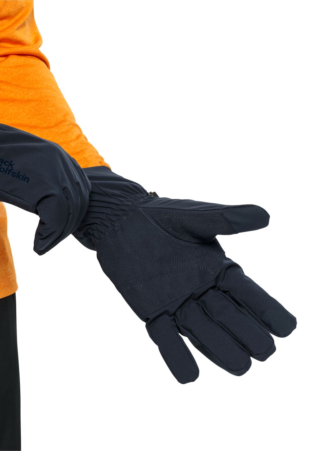 Jack Wolfskin Winddichte Handschuhe Highloft Glove L blau night blue von Jack Wolfskin