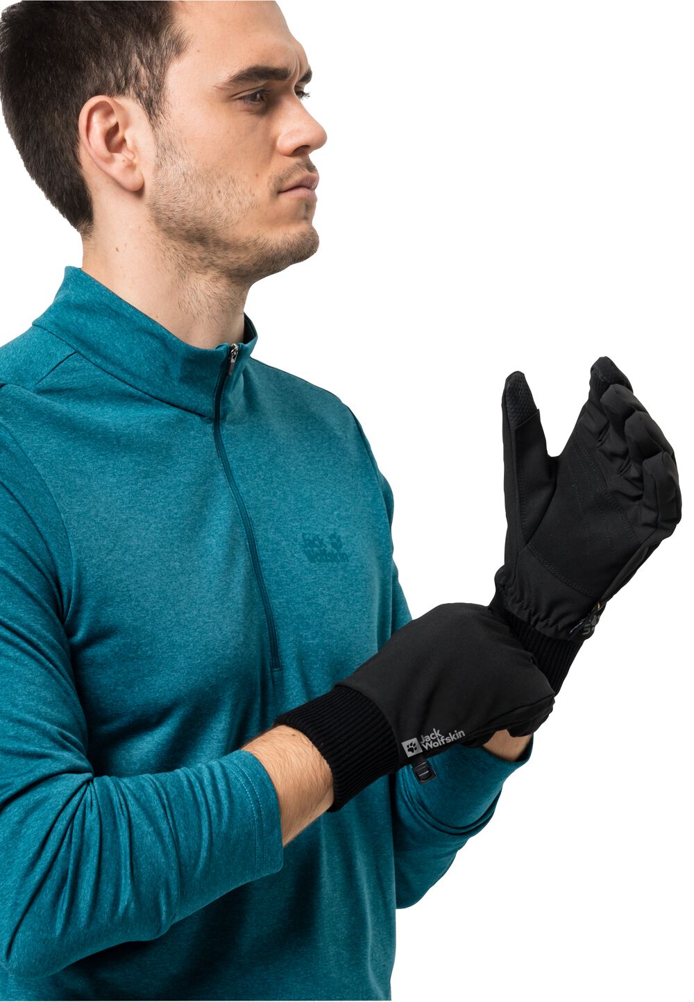 Jack Wolfskin Winddichte Handschuhe Supersonic Extended Version Glove L schwarz black von Jack Wolfskin