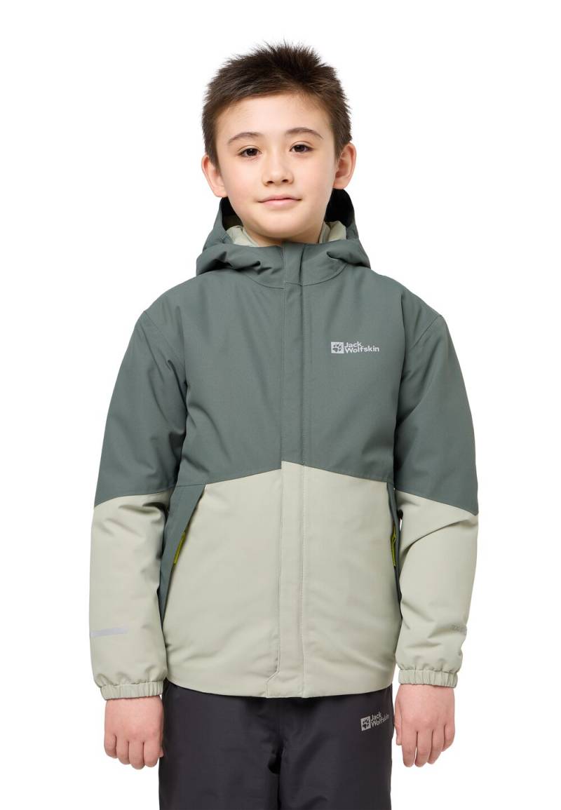 Jack Wolfskin Winterjacke Kinder Blocky Jacket Kids 176 slate green / mint leaf slate green / mint leaf von Jack Wolfskin