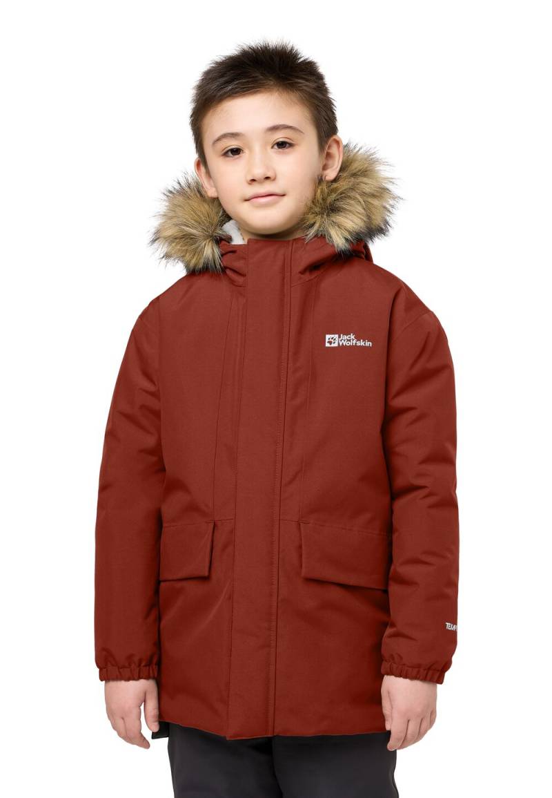 Jack Wolfskin Winterjacke Kinder Cosy Bear Jacket Kids 128 intense rust intense rust von Jack Wolfskin