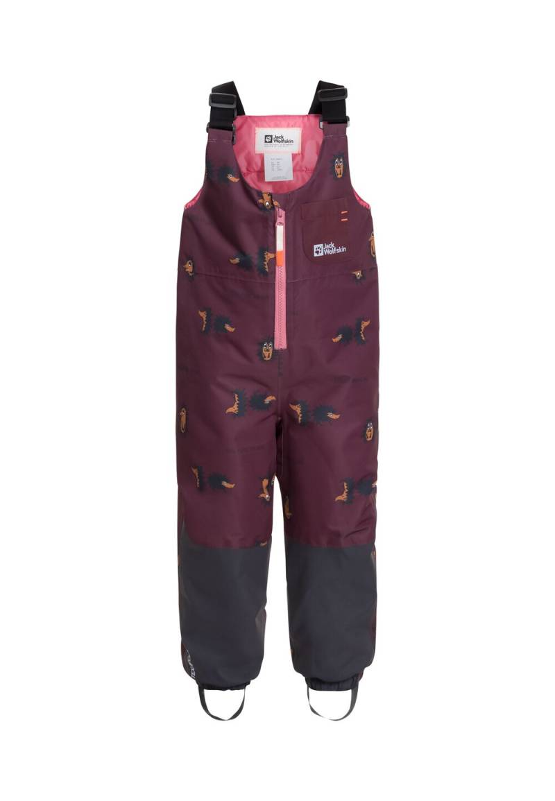 Jack Wolfskin Winterlatzhose Kinder Gleely 2L Ins Print BIB Kids 116 boysenberry 51 boysenberry 51 von Jack Wolfskin