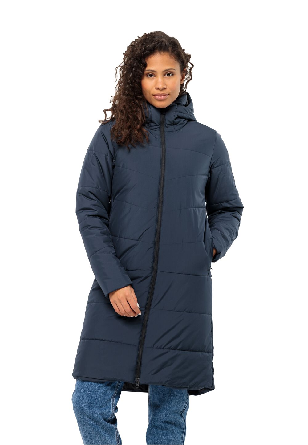 Jack Wolfskin Wintermantel Damen Deutzer Coat Women XXL blau night blue von Jack Wolfskin