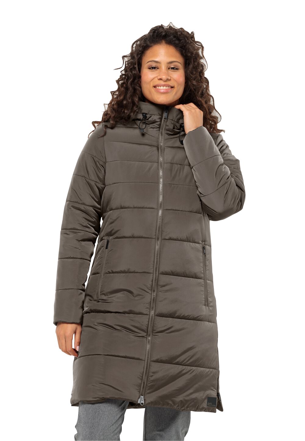 Jack Wolfskin Wintermantel Damen Eisbach Coat Women L cold coffee cold coffee von Jack Wolfskin