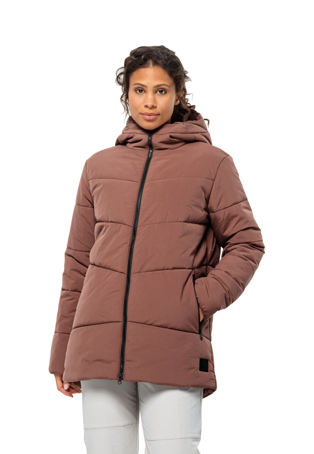 Jack Wolfskin Wintermantel Damen Karolinger Long Jacket Women L wild ginger wild ginger von Jack Wolfskin