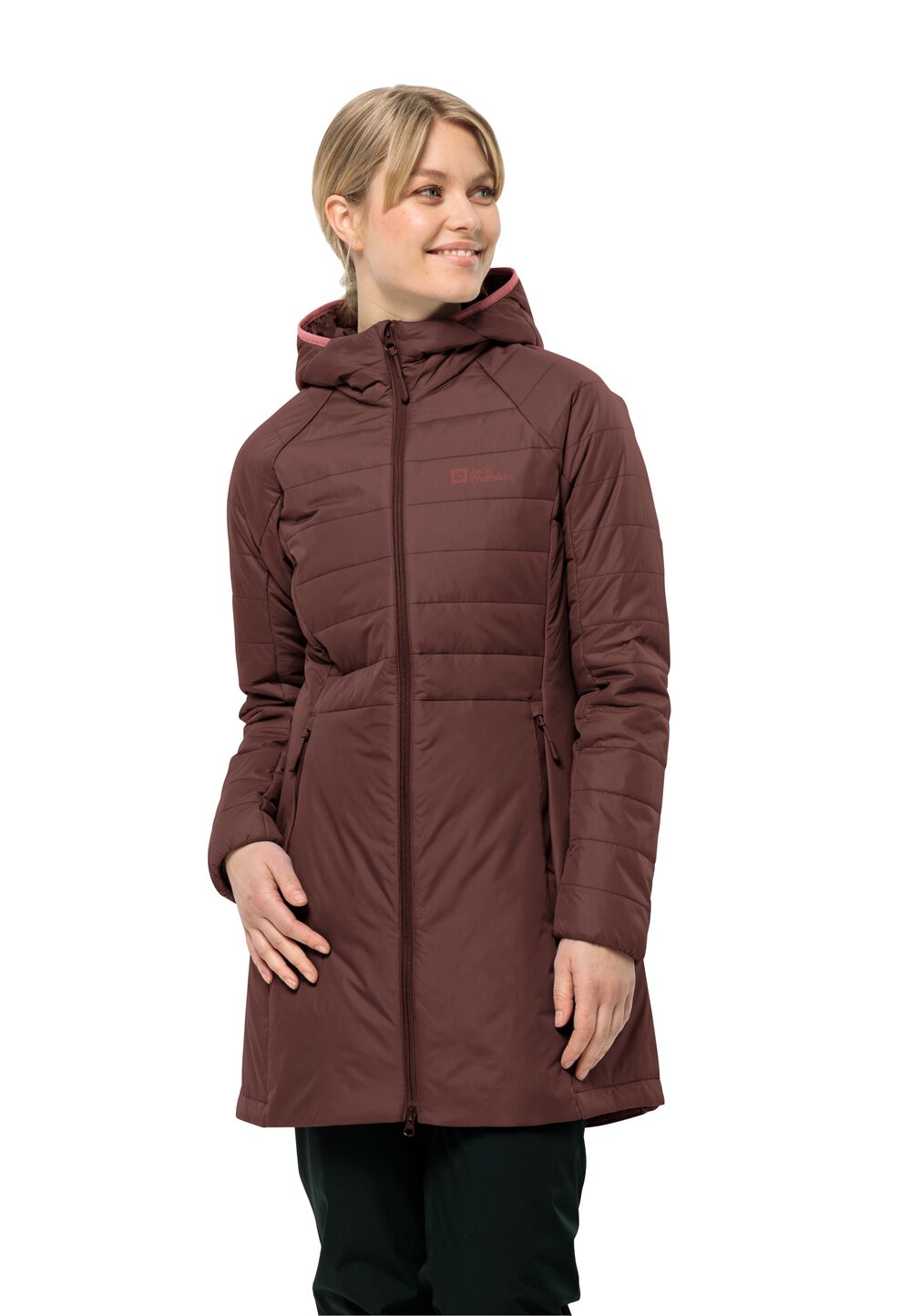 Jack Wolfskin Wintermantel Damen Lapawa Ins Coat Women S dark maroon dark maroon von Jack Wolfskin