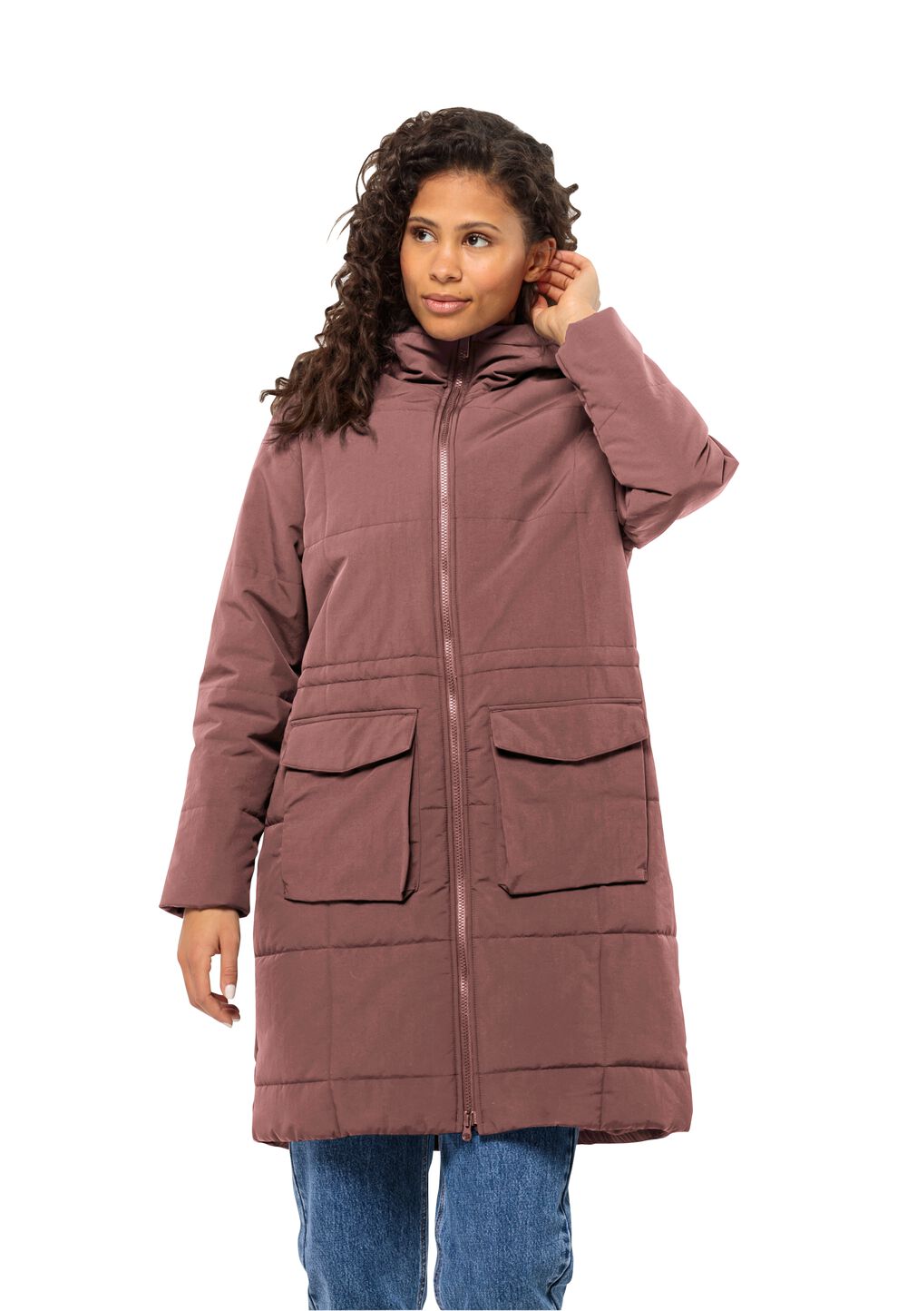 Jack Wolfskin Wintermantel Damen White Frost Parka Women S afterglow afterglow von Jack Wolfskin