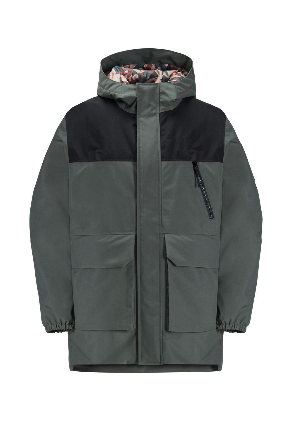 Jack Wolfskin Wintermantel Jugendliche Teen 2L Ins Parka Youth 128 grau slate green von Jack Wolfskin