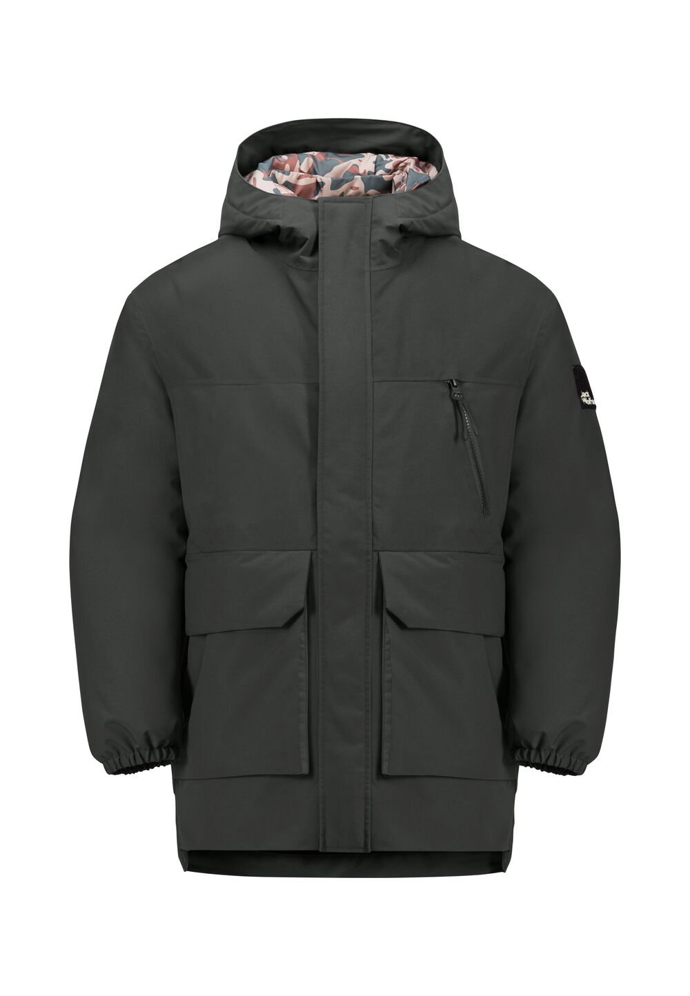 Jack Wolfskin Wintermantel Jugendliche Teen 2L Ins Parka Youth 140 schwarz granite black von Jack Wolfskin