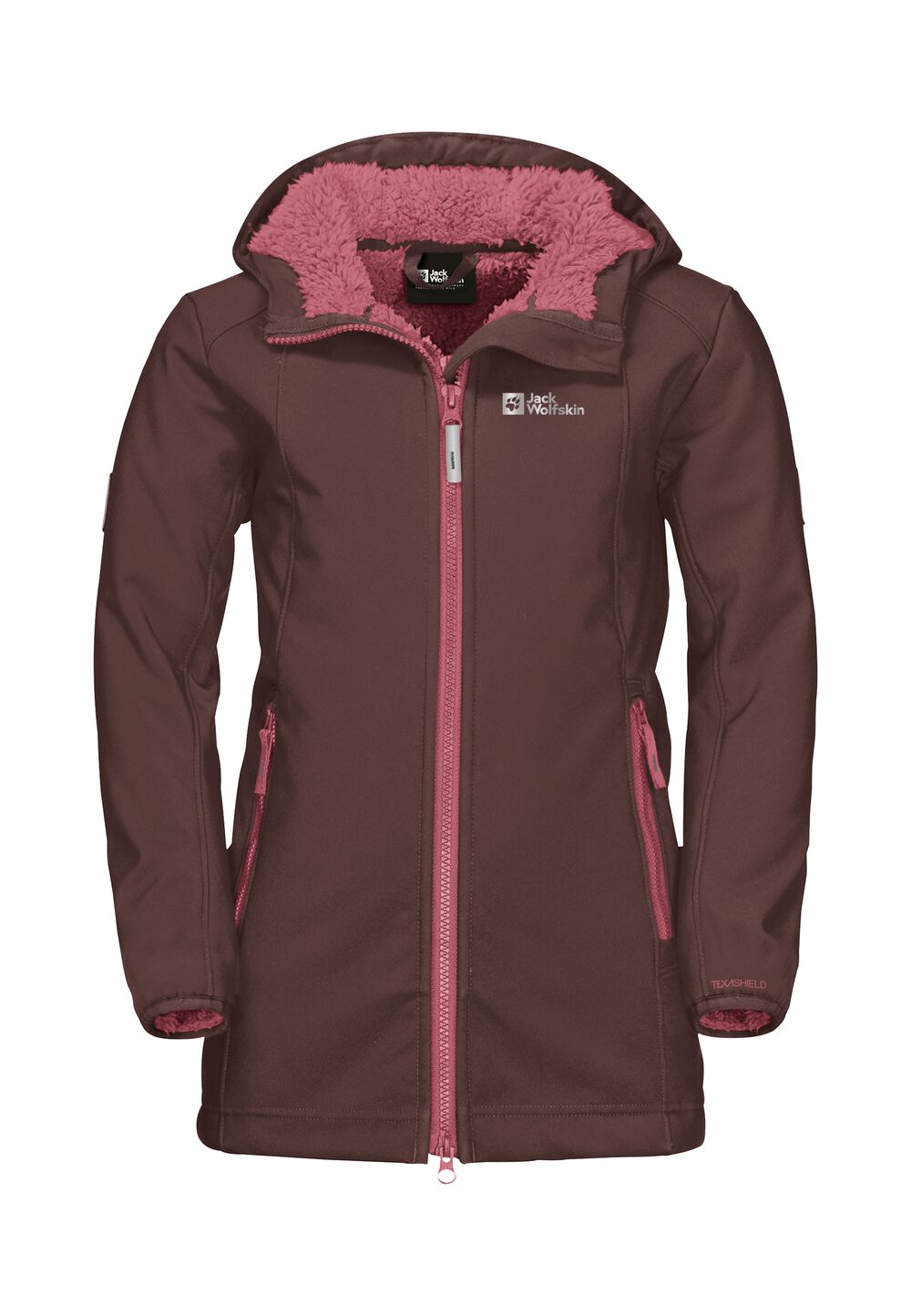 Jack Wolfskin Wintermantel Mädchen Kissekat Coat Girls 104 boysenberry boysenberry von Jack Wolfskin