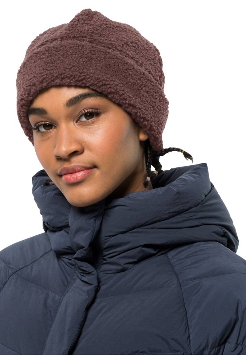 Jack Wolfskin Wintermütze Damen High Curl Beanie Women S boysenberry boysenberry von Jack Wolfskin