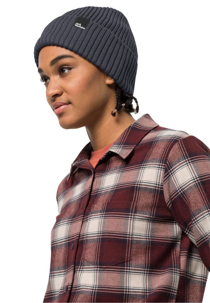 Jack Wolfskin Wintermütze Damen Schwansee Beanie Women One Size dark navy dark navy von Jack Wolfskin