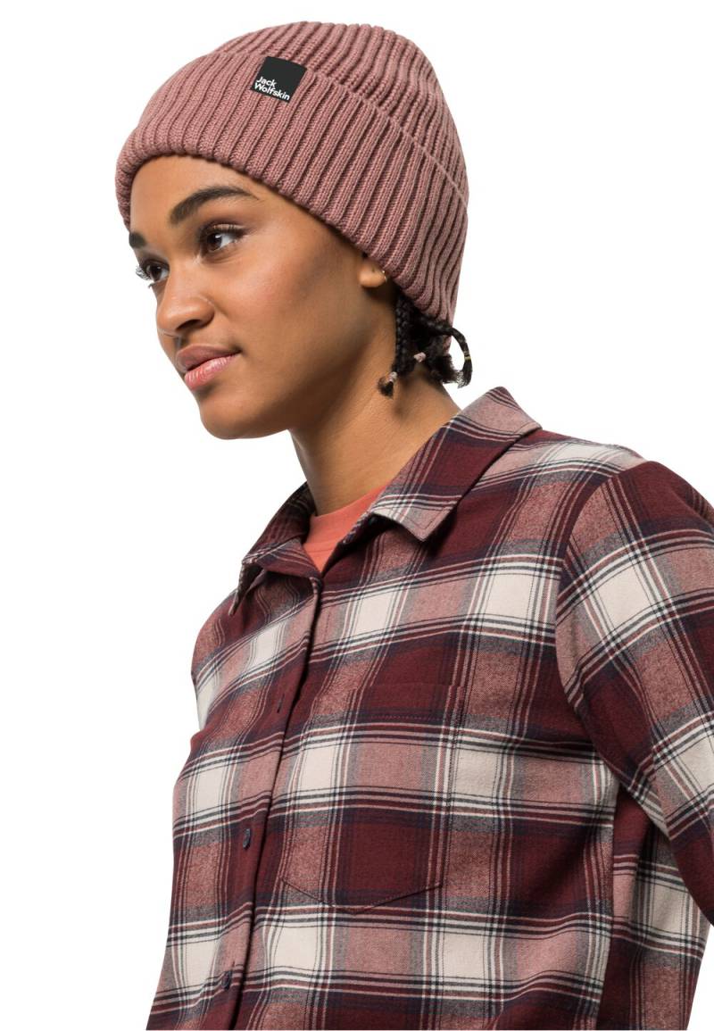 Jack Wolfskin Wintermütze Damen Schwansee Beanie Women one size afterglow afterglow von Jack Wolfskin