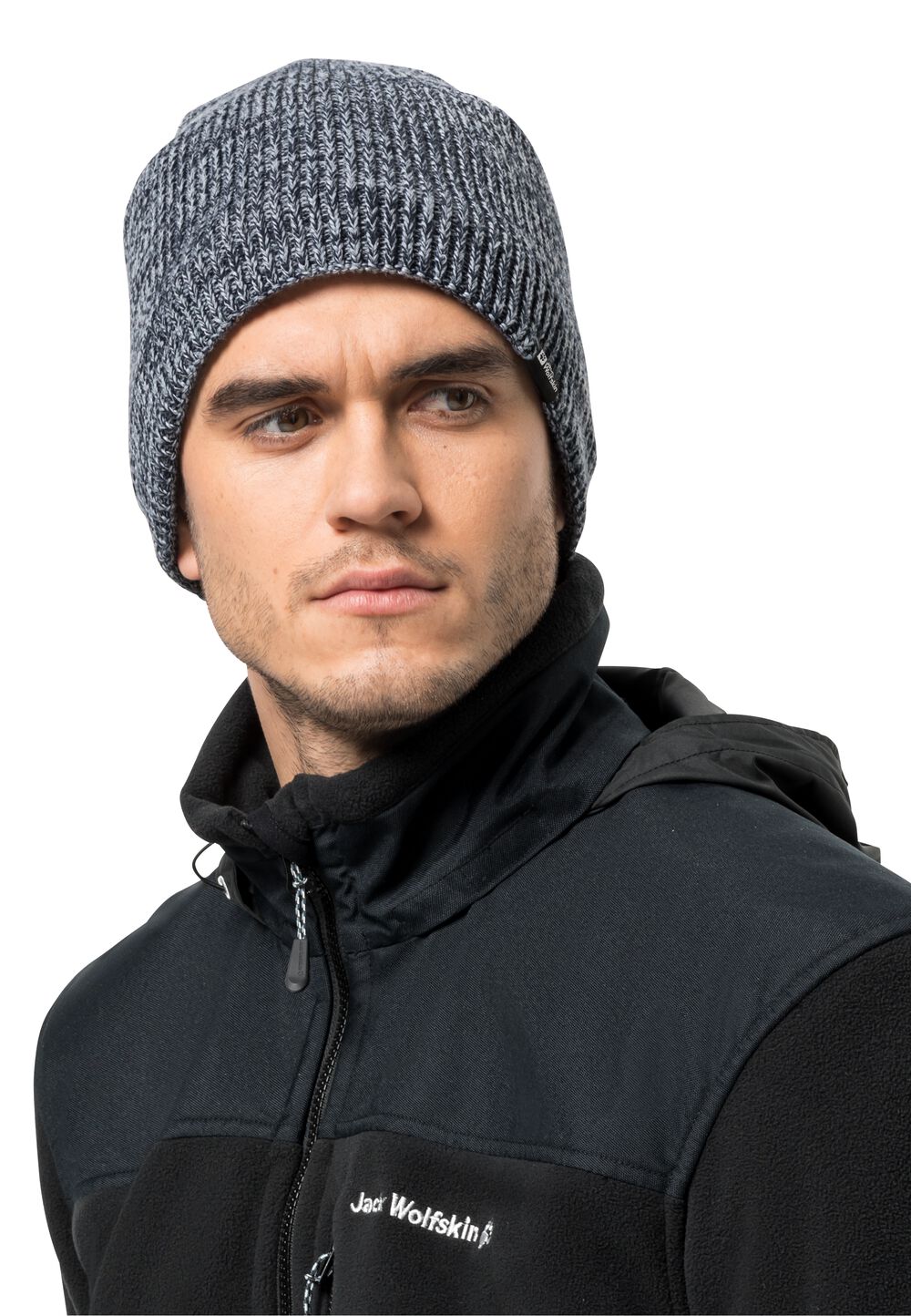 Jack Wolfskin Wintermütze Feldberg Beanie L blau night blue von Jack Wolfskin