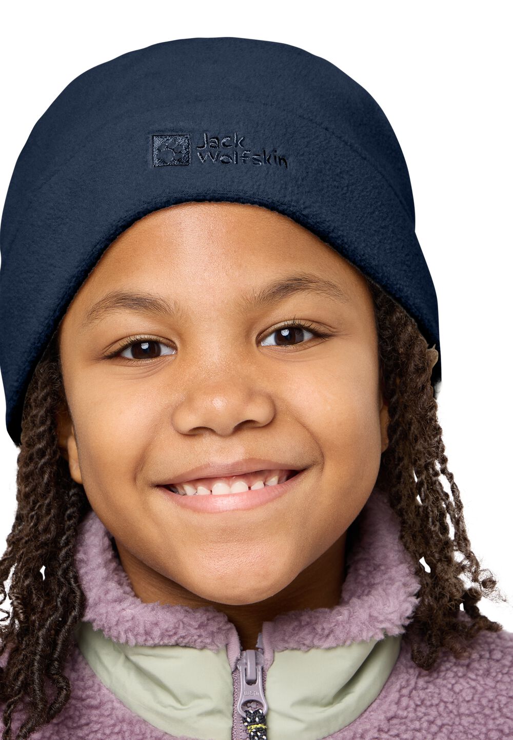 Jack Wolfskin Wintermütze Kinder Real Stuff Beanie Kids one size blau night blue von Jack Wolfskin