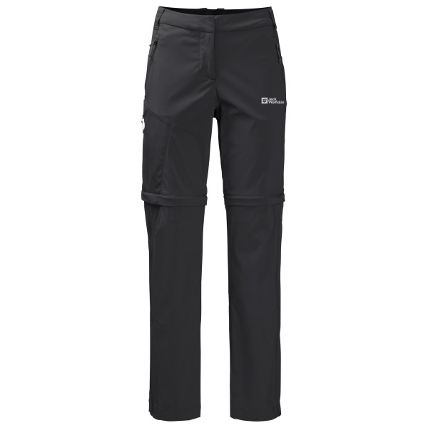 Jack Wolfskin - Women's Glastal Zip Away Pants - Zip-Off-Hose Gr 40 - Long schwarz von Jack Wolfskin