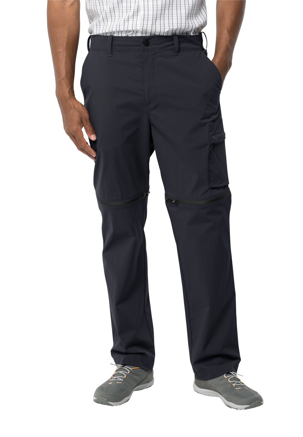 Jack Wolfskin Zip-Off Hose Herren Wanderthirst Zip Pants Men 50 phantom phantom von Jack Wolfskin