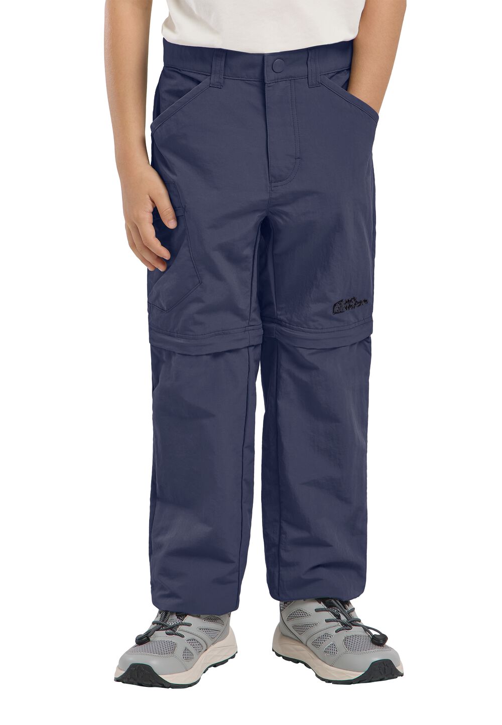 Jack Wolfskin Zip-Off Hose Kinder Safari Zip Off Pants Kids 140 blau night blue Jack Wolfskin Zip-Off Hose Kinder Safari Zip Off Pants Kids 140 blau night blue von Jack Wolfskin