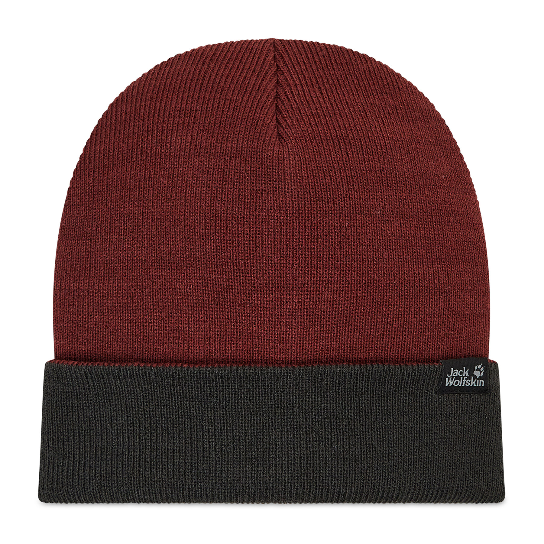 Mütze Jack Wolfskin Rib Hat 1903891-2185 Cordovan Red von Jack Wolfskin