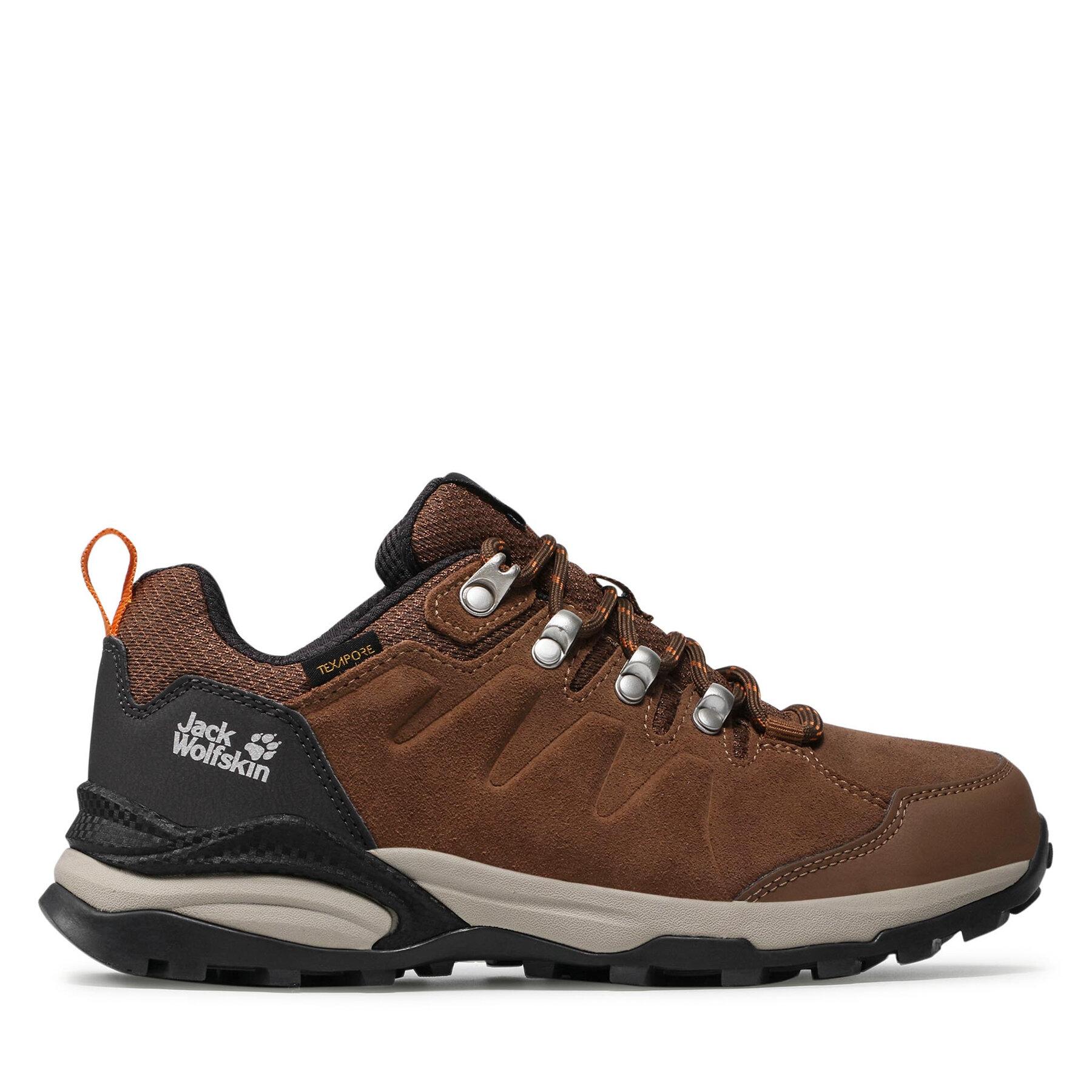 Trekkingschuhe Jack Wolfskin Refugio Texapore Low W 4050821 Brown/Apricot von Jack Wolfskin