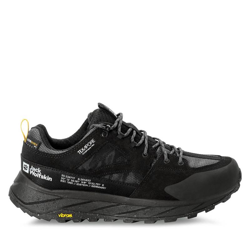 Trekkingschuhe Jack Wolfskin Terraquest Texapore Low M 4056401 Black von Jack Wolfskin