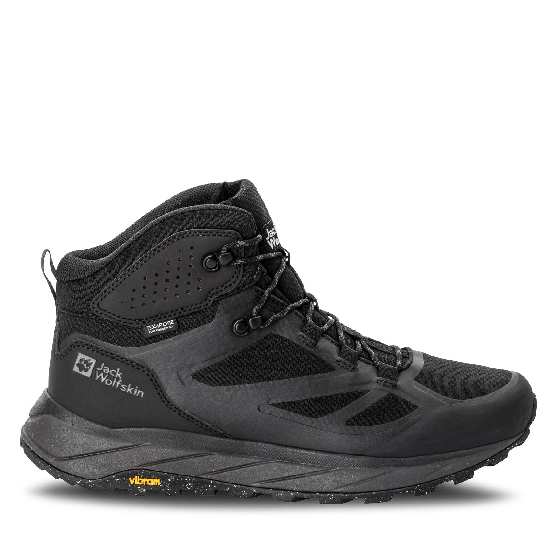 Trekkingschuhe Jack Wolfskin Terraventure Texapore Mid M 4051521 Black von Jack Wolfskin