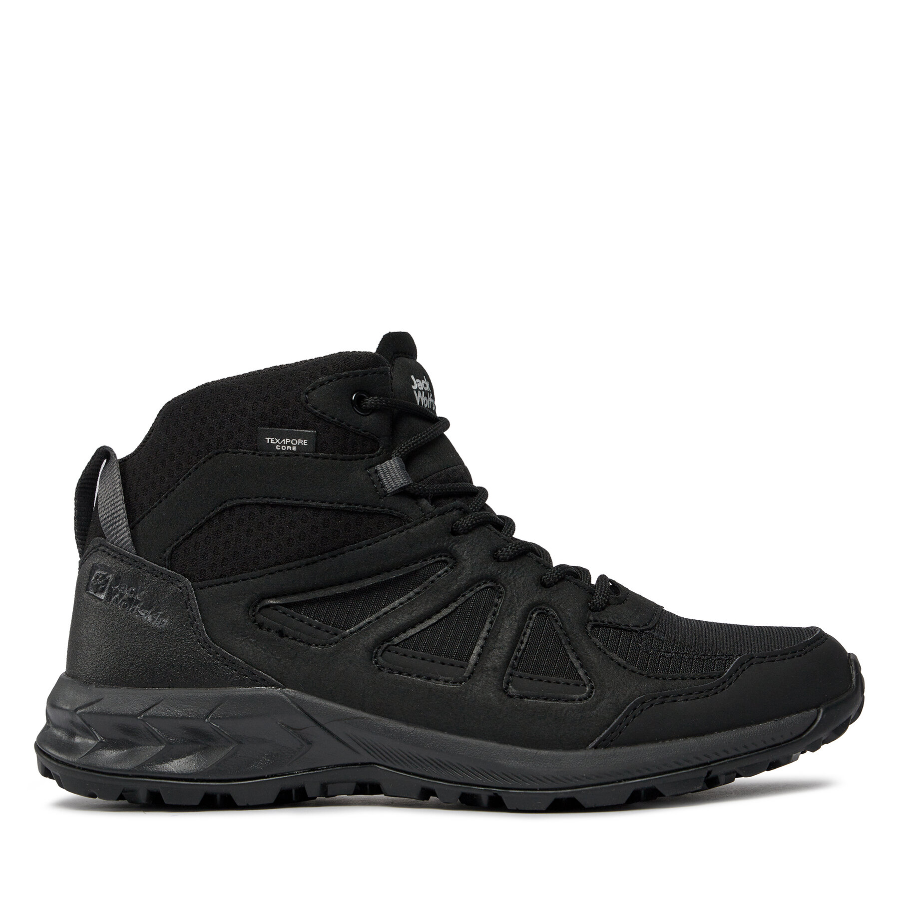 Trekkingschuhe Jack Wolfskin Woodland 2 Texapore Mid M 4051261 Black von Jack Wolfskin