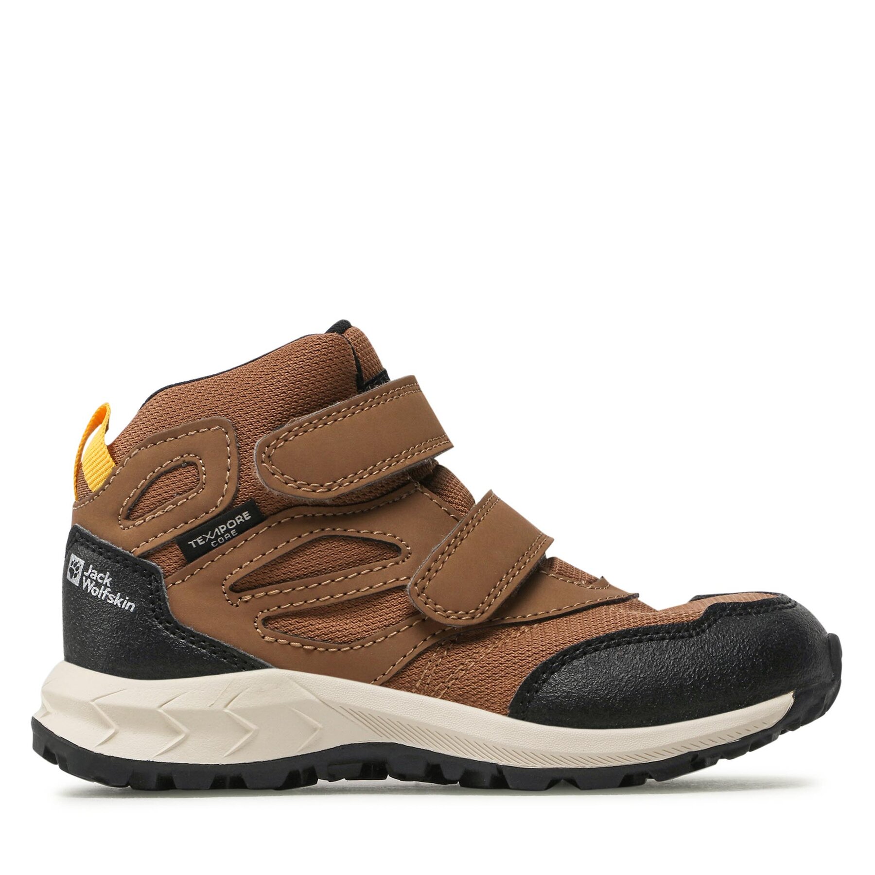 Trekkingschuhe Jack Wolfskin Woodland Texapore Mid Vc K 4052591 Brown/Phantom von Jack Wolfskin