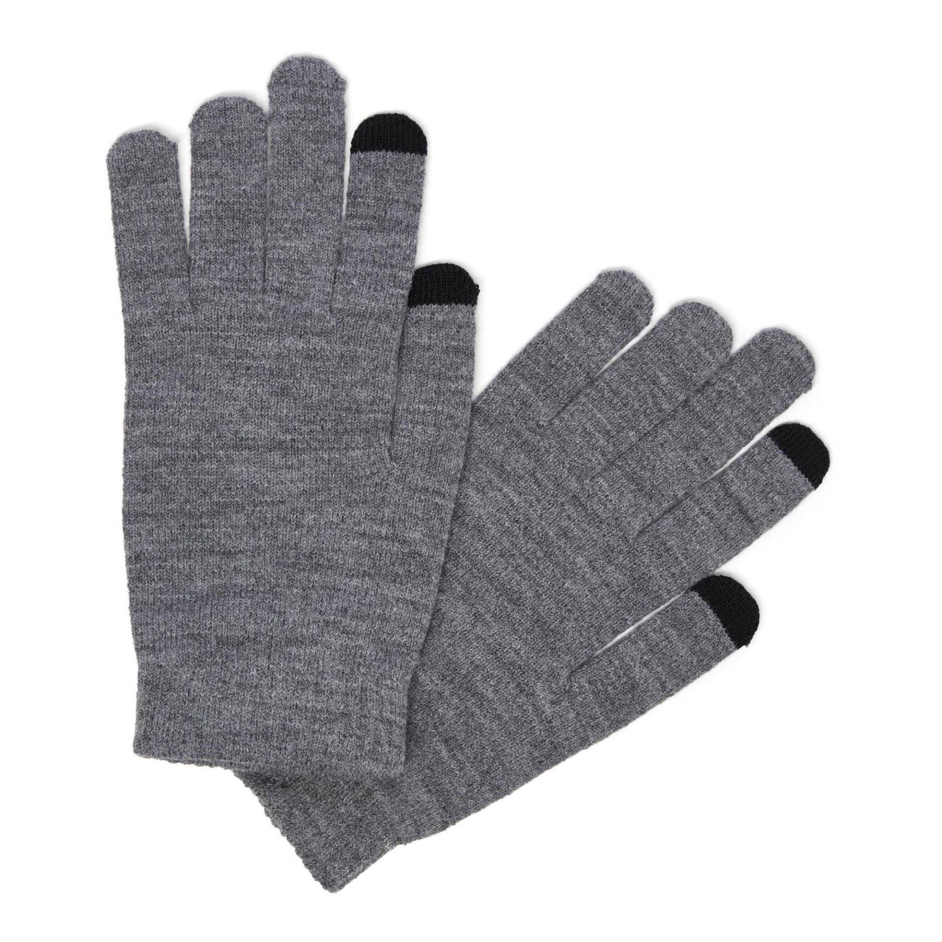 Handschuhe Jungen Grau Melange L/XL