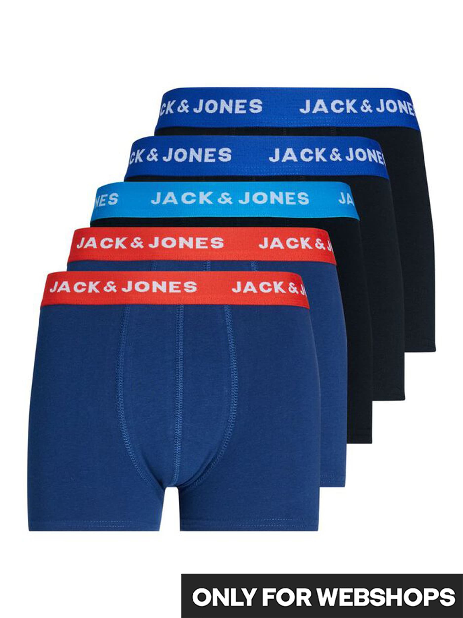 Jack & Jones Junior Boxershorts »JACLEE TRUNKS 5 PACK NOOS JNR«, (Packung, 5 St.) von Jack & Jones Junior