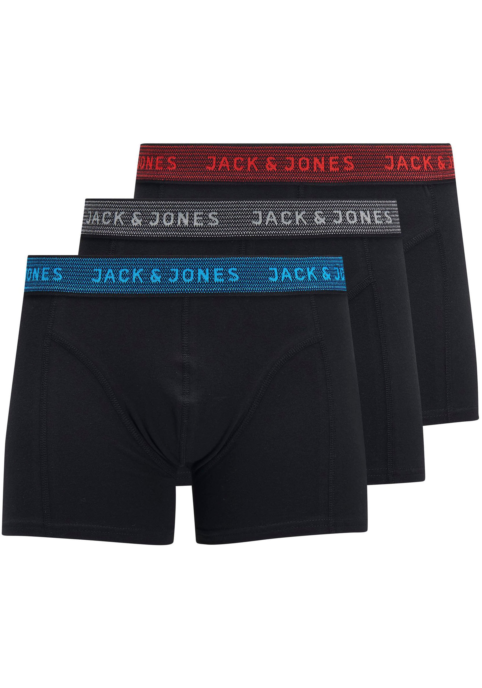 Jack & Jones Junior Boxershorts »JACWAISTBAND TRUNKS 3 PAC«, (Packung, 3 St.) von Jack & Jones Junior