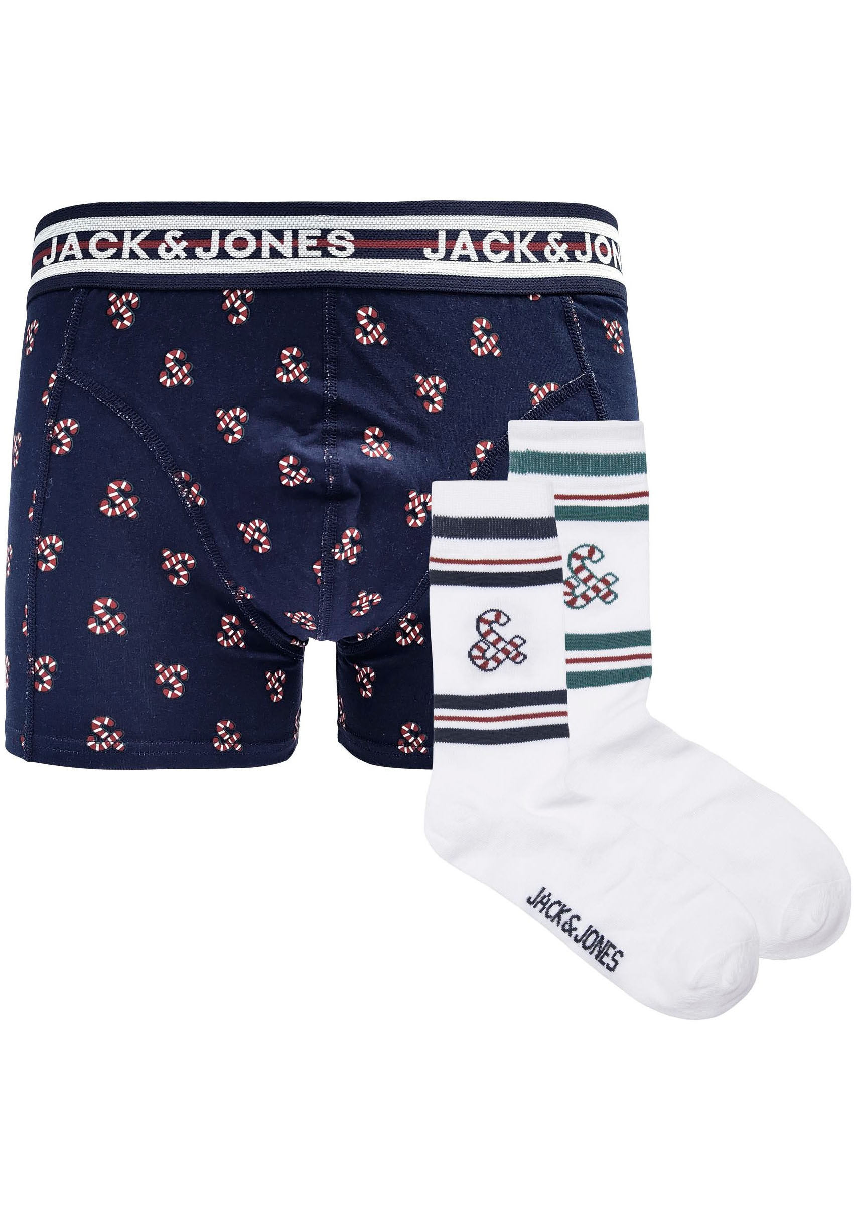 Jack & Jones Junior Boxershorts »JACXMAS CANDY GIFTBOX JNR«, (2 St.) von Jack & Jones Junior