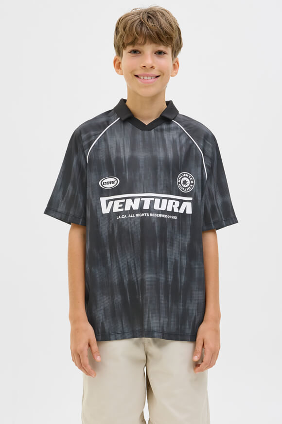 Jack & Jones Junior JCOLIDO Mesh Poloshirt | Black + Asphalt | Jungen | 164 Jack & Jones Junior JCOLIDO Mesh Poloshirt | Black + Asphalt | Jungen | 164 von Jack & Jones Junior