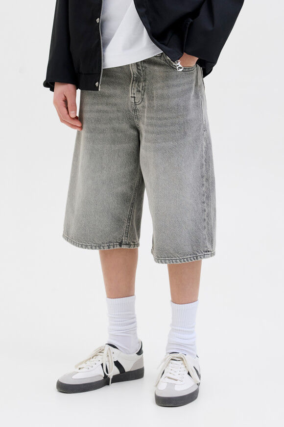 Jack & Jones Junior JJIRON Jeansshorts | Grey Denim | Jungen  | 176 von Jack & Jones Junior