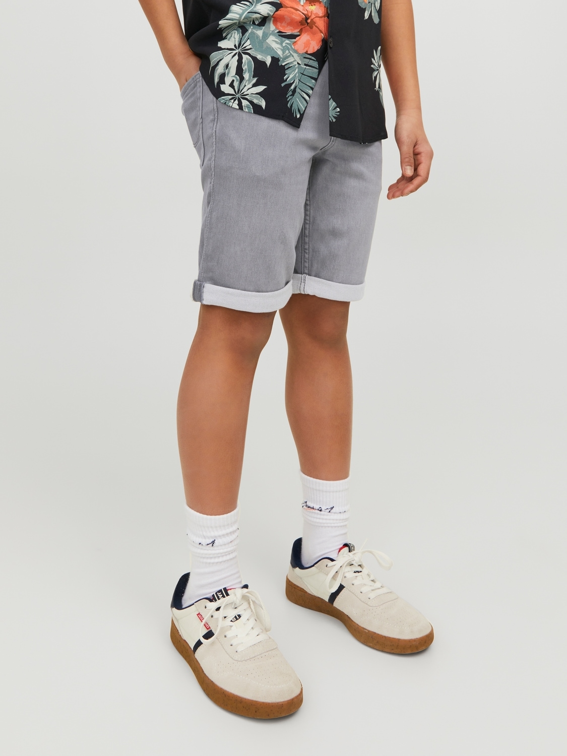 Jack & Jones Junior Jeansshorts »JJIRICK JJICON SHORTS GE« von Jack & Jones Junior