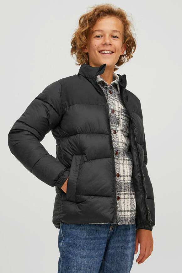 Jack & Jones Junior Pufferjacke | Schwarz | Jungen  | 176 von Jack & Jones Junior