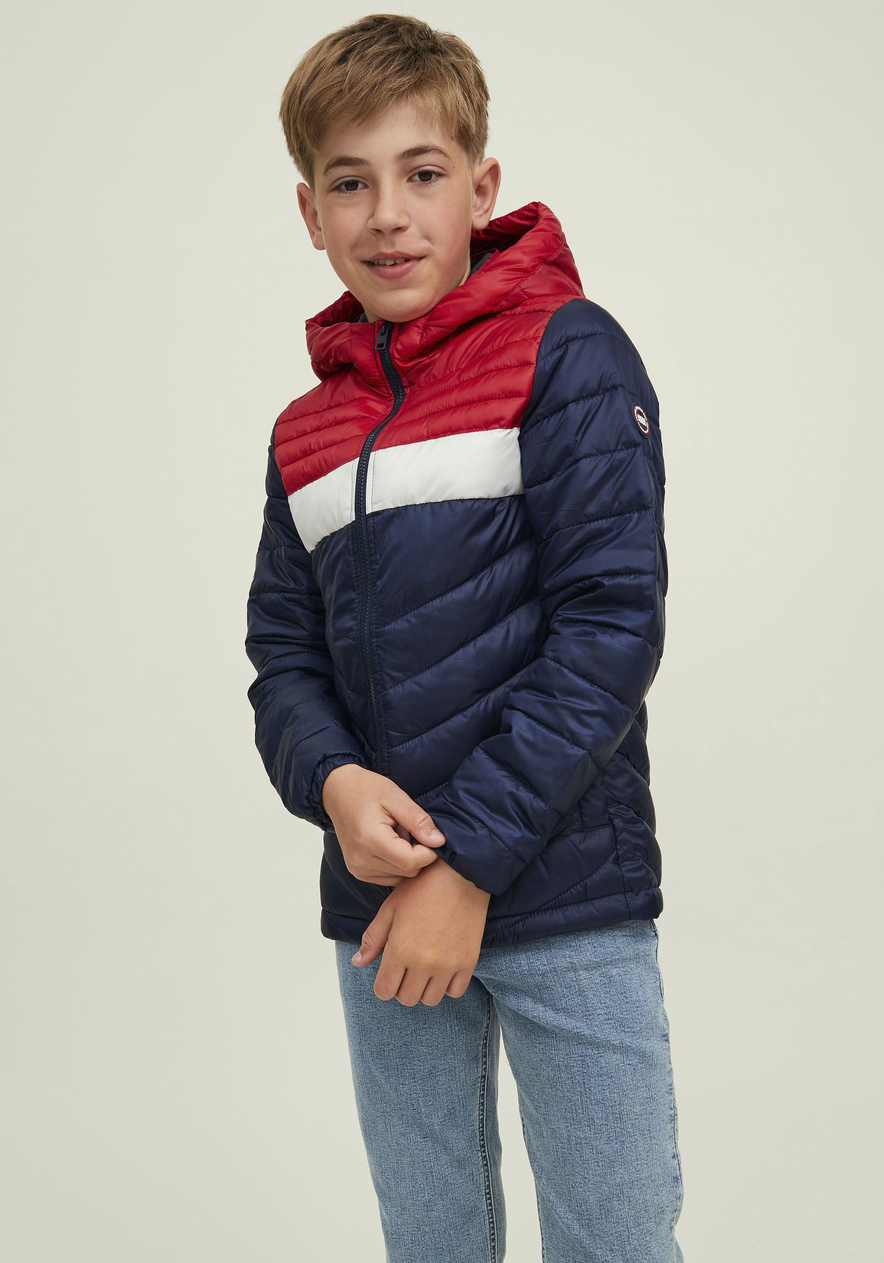 Jack & Jones Junior Steppjacke »JJEHERO PUFFER HOOD NOOS JNR«, mit Kapuze von Jack & Jones Junior