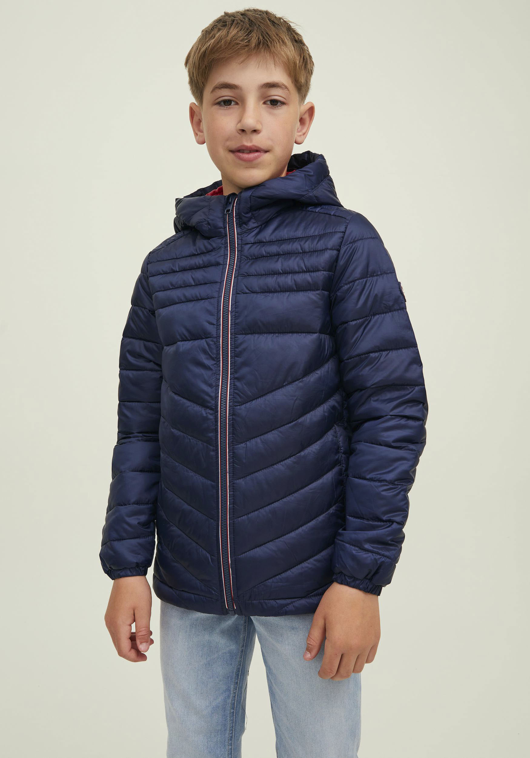 Jack & Jones Junior Steppjacke »JJEHERO PUFFER HOOD NOOS JNR«, mit Kapuze von Jack & Jones Junior