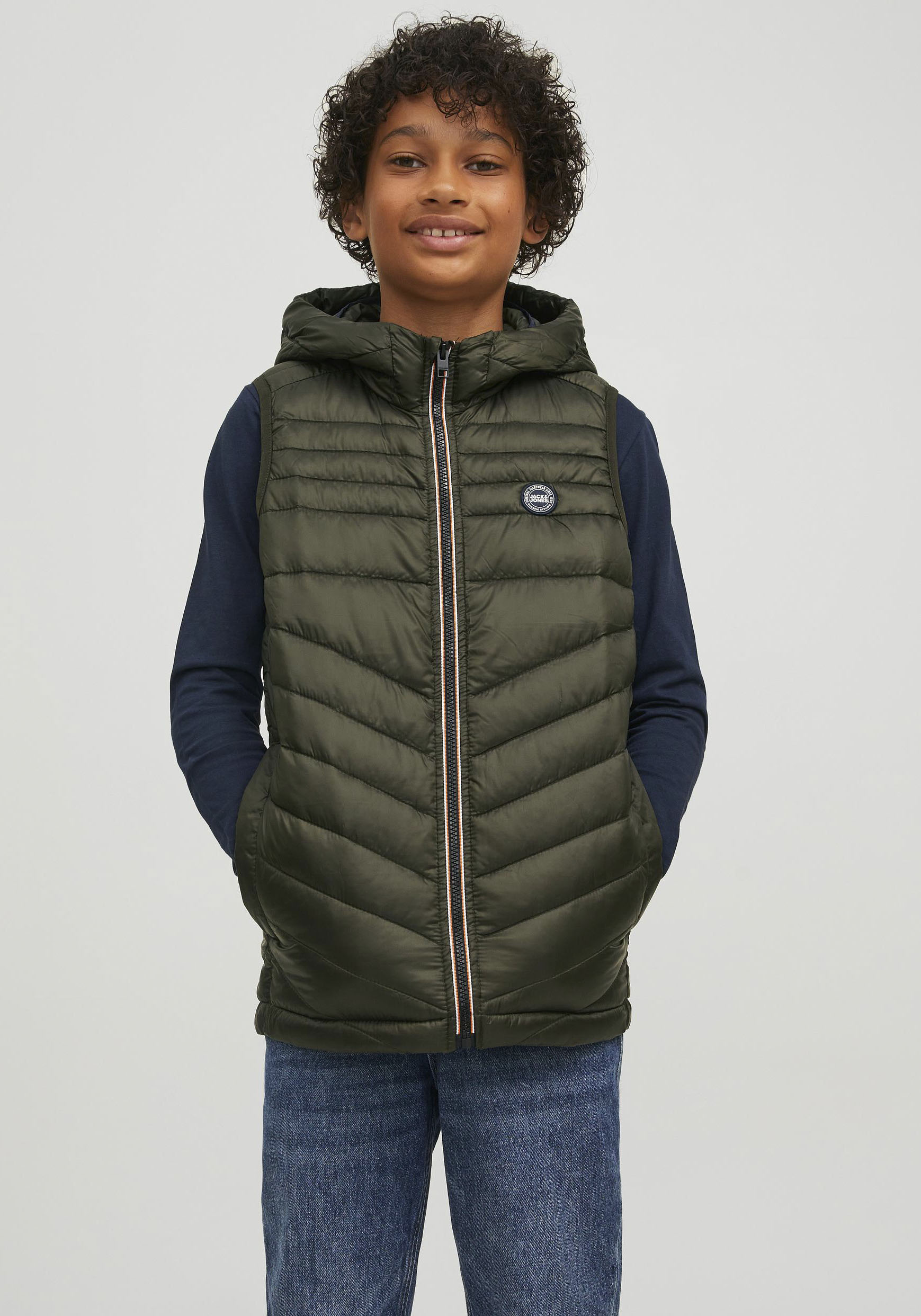 Jack & Jones Junior Steppweste »JJEHERO BODYWARMER HOOD NOOS JNR« von Jack & Jones Junior