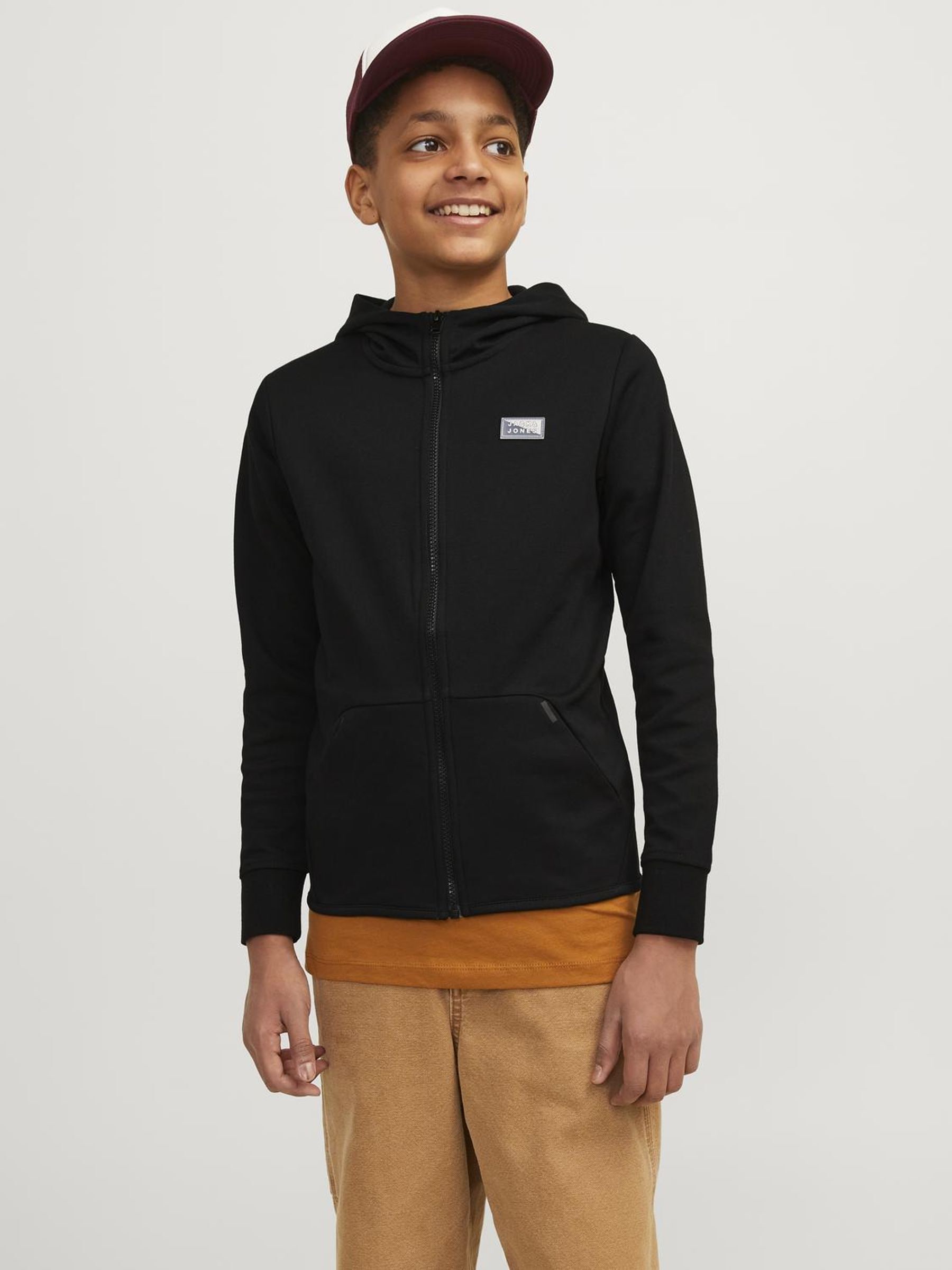 Jack & Jones Junior Sweatjacke »JCOAIR SWEAT ZIP HOOD NOOS JNR« von Jack & Jones Junior