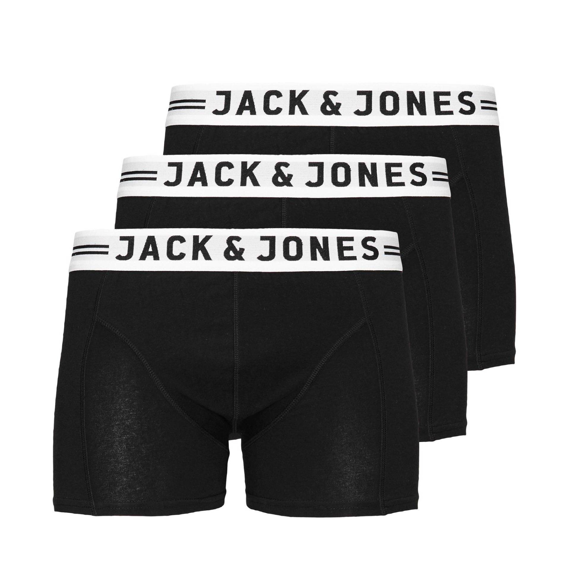 Triopack, Boxershorts Jungen Black 128 von Jack & Jones Junior