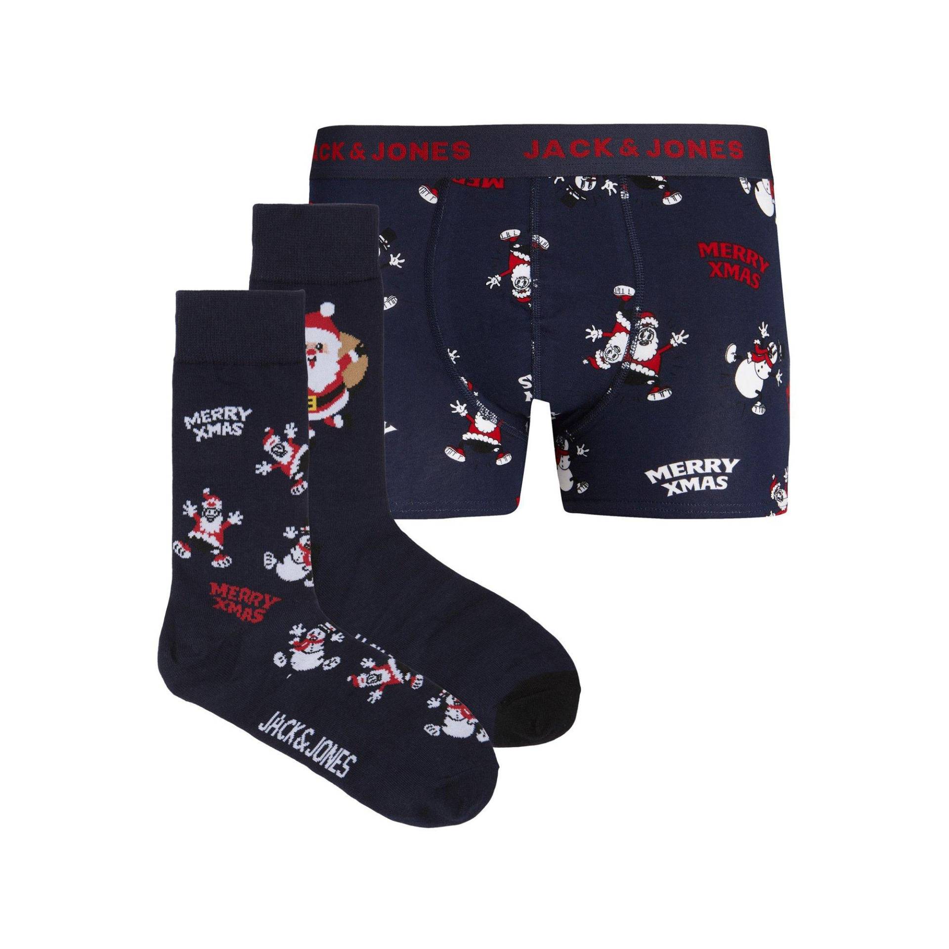 Set Boxer + Socken Jungen Marine 164 von Jack & Jones Junior