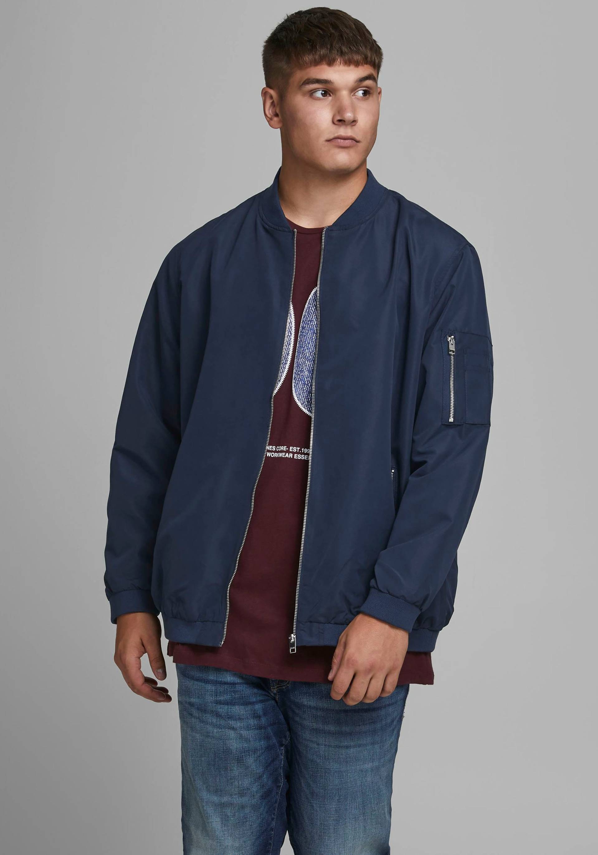 Jack & Jones PlusSize Bomberjacke »RUSH BOMBER« von Jack & Jones PlusSize