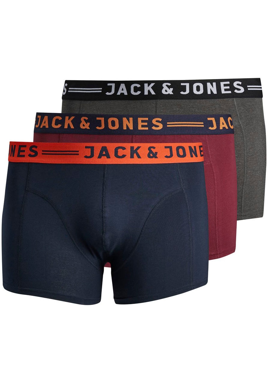 Jack & Jones PlusSize Boxershorts »JACLICHFIELD TRUNKS NOOS 3 PACK PLS«, (Packung, 3 St.) von Jack & Jones PlusSize