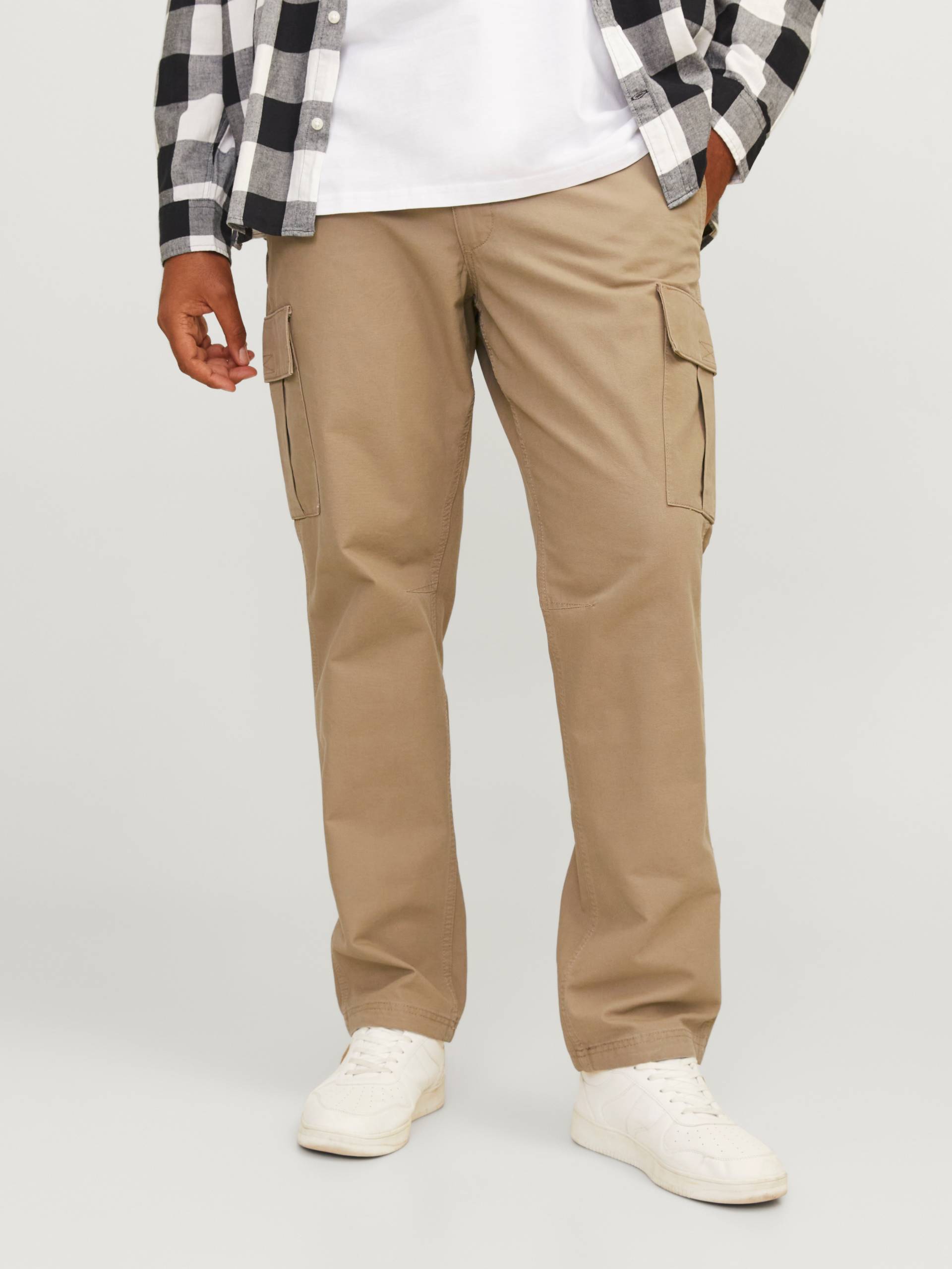 Jack & Jones PlusSize Cargohose »JPSTKANE JJBARKLEY CARGO PANT NOOS PLS« von Jack & Jones PlusSize