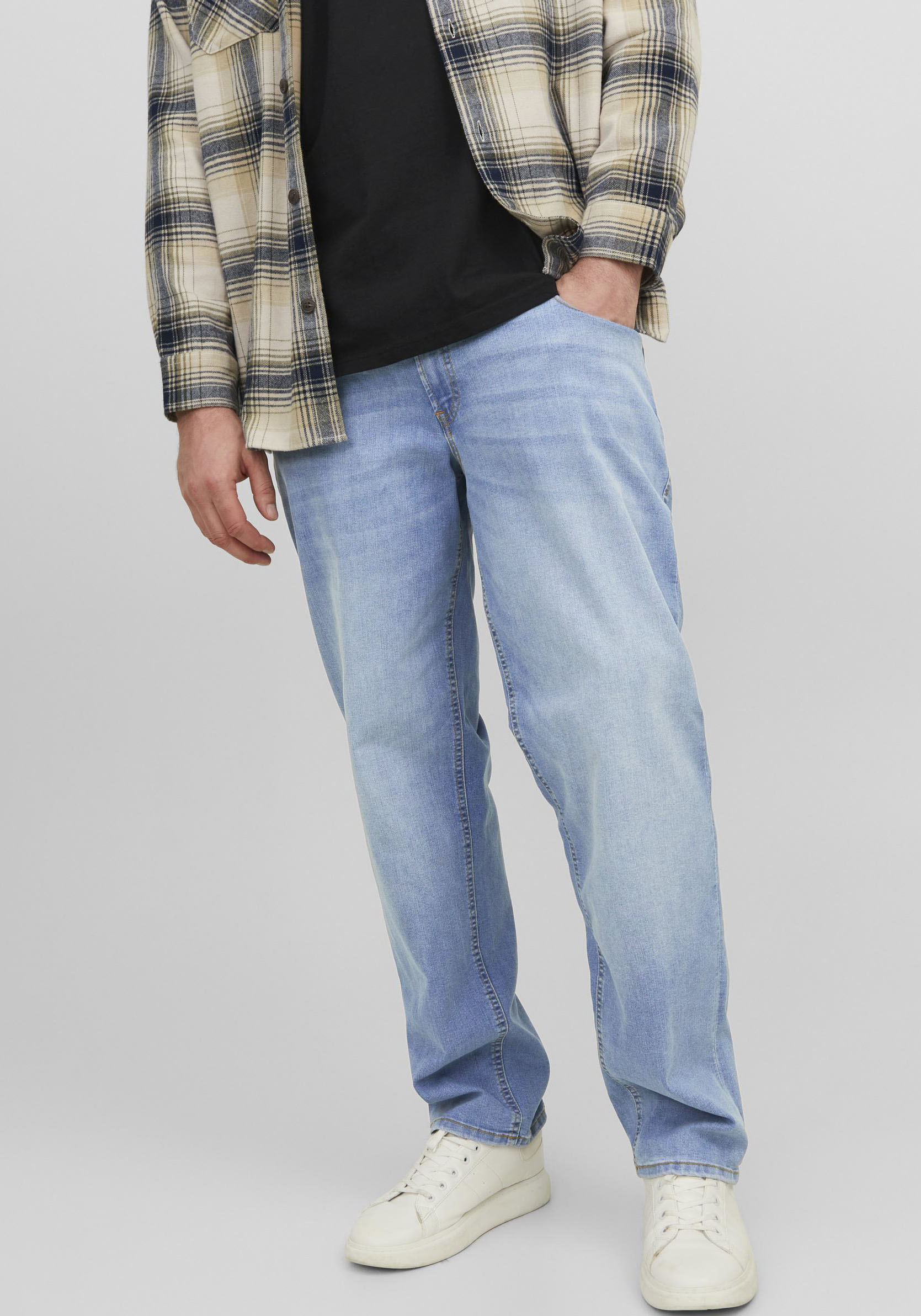 Jack & Jones PlusSize Tapered-fit-Jeans »JJIMIKE JJORIGINAL SQ 223 NOOS PLS« von Jack & Jones PlusSize