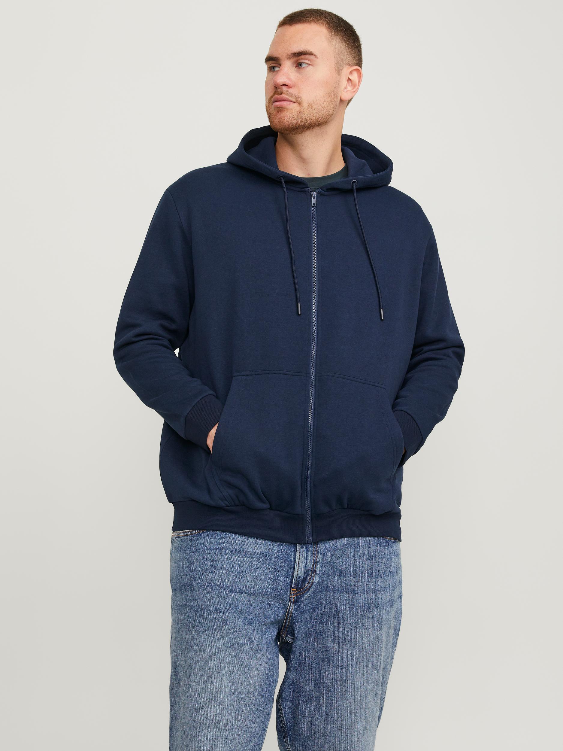Jack & Jones PlusSize Kapuzensweatjacke »JJEBRADLEY SWEAT ZIP HOOD NOOS PLS« von Jack & Jones PlusSize