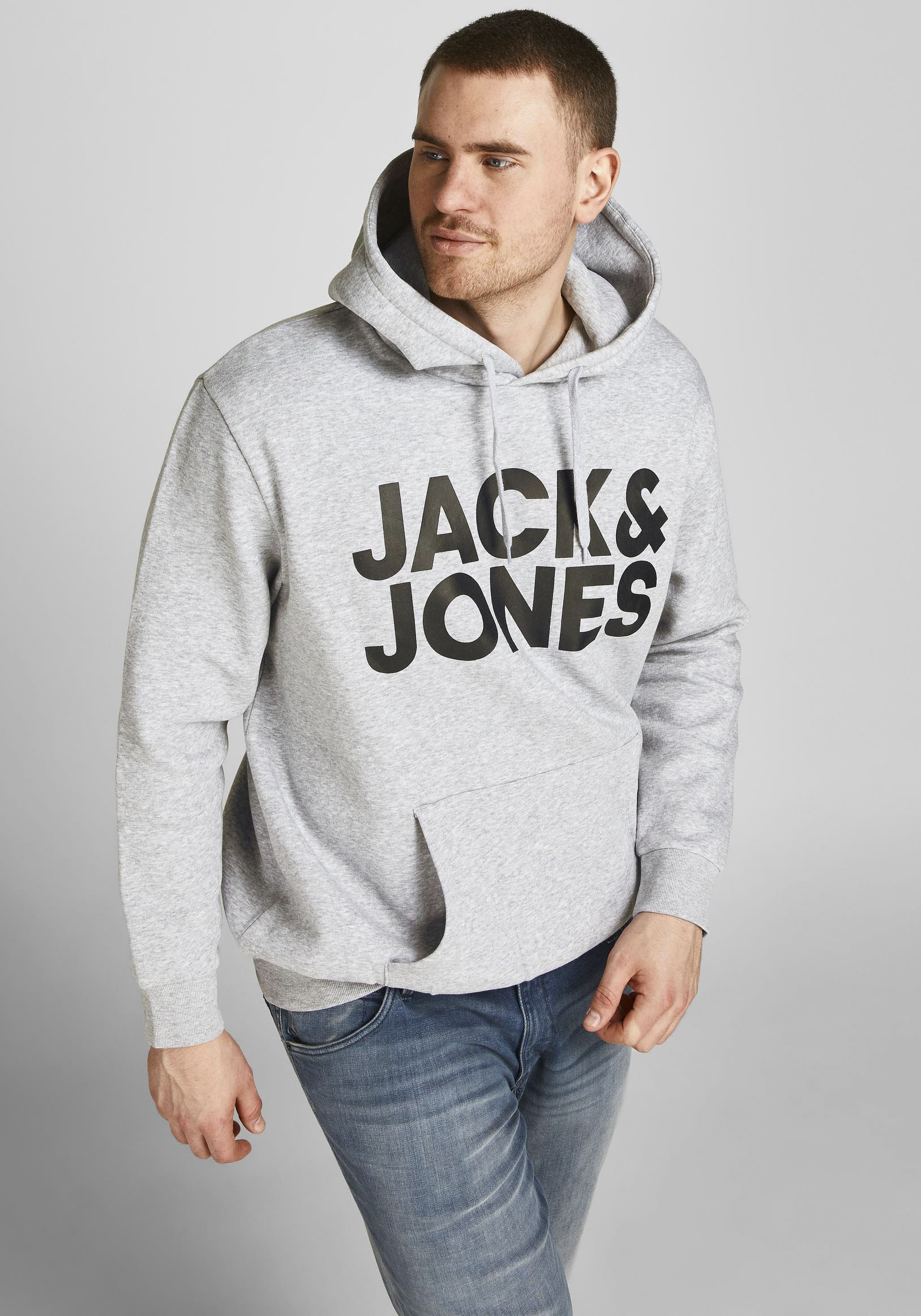 Jack & Jones PlusSize Kapuzensweatshirt »CORP LOGO SWEAT HOOD« von Jack & Jones PlusSize