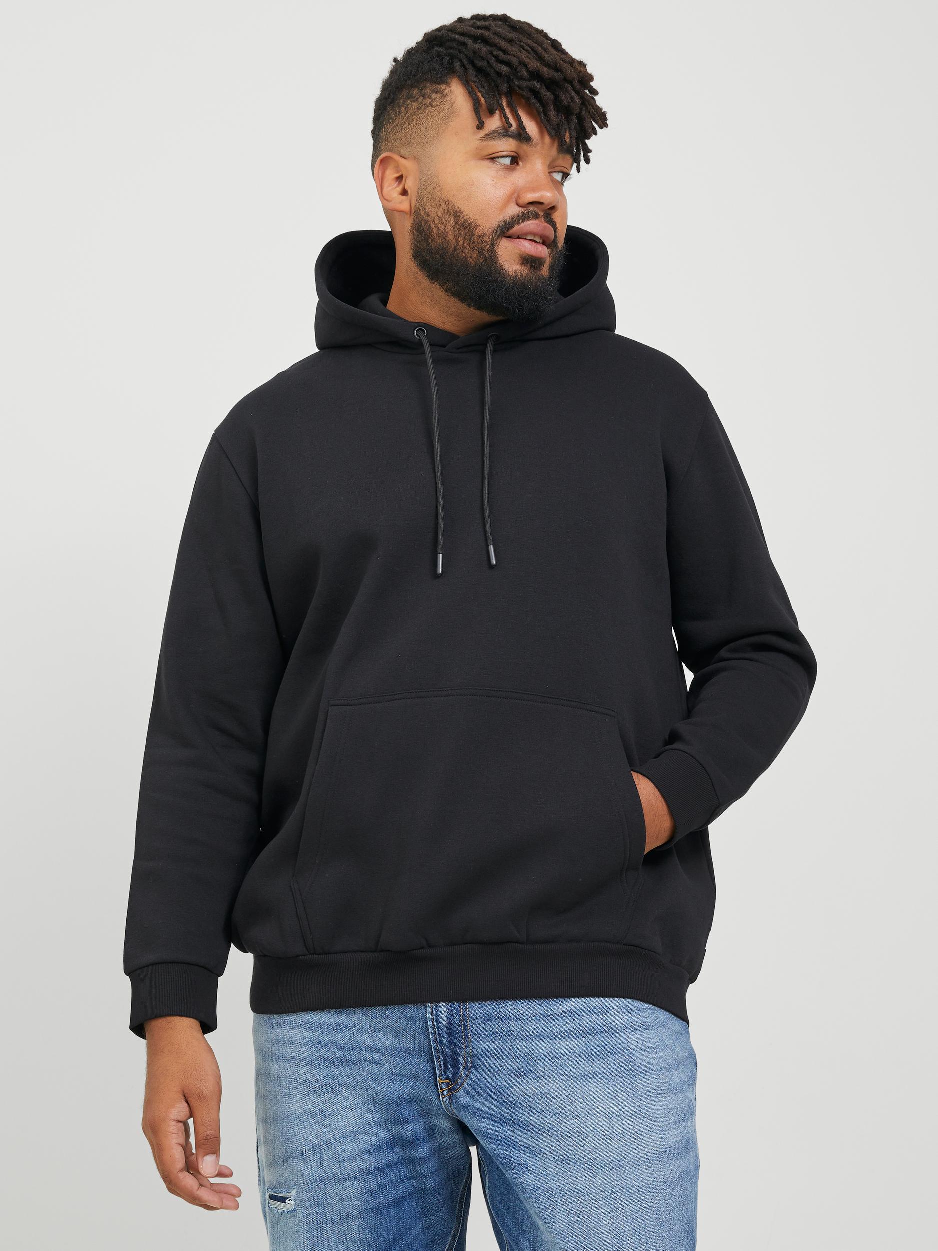 Jack & Jones PlusSize Kapuzensweatshirt »JJEBRADLEY SWEAT HOOD NOOS PLS«, mit Rippbündchen Jack & Jones PlusSize Kapuzensweatshirt »JJEBRADLEY SWEAT HOOD NOOS PLS«, mit Rippbündchen von Jack & Jones PlusSize